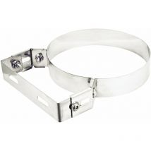 Collier pour fixer les tubes réglables en acier inoxydable 12cm