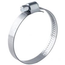 Serflex - Colliers de serrage acier W2 bande ajourée 5 mm, diamètre de serrage minimum 47/maximum 67 mm, boîte de 25 pièces