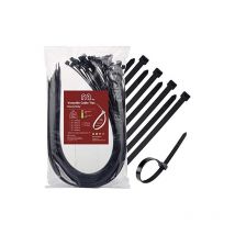 Yzmrbdqc - Collier Serrage Plastique 650mm Collier Rilsan Noir 9mm Grand Serre-CaBles éLectriques 65cm Attache-CaBle En Nylon Collier De Serrage uv