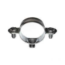 100 Collier de fixation tube simple acier zingué 7x150-Ø20