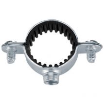 Profix - Collar n simple insonorizado de acero cincado - Paso 7x150 Ø22 - Caja de 100