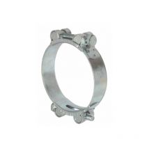 Collier tourillons double serrage - Acier zingué 149-161 mm