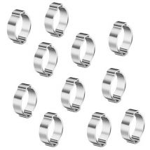 Oc-pro - Colliers de serrage a sertir 2 oreilles type oetiker - dtail : 25-28 sachet de (20)