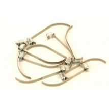 Colliers de durite 10 x 19 largeur 5 mm sachet de 10