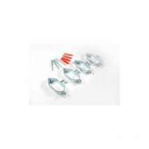 Colliers de fixation pour tube inox double DN16