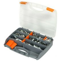 Le Sanitaire - Colliers de serrage 9 mm W1 acier galvanisé 100 pièces