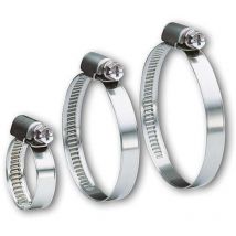 Technolit - Colliers de serrage en acier inoxydable ø 8 - 80 mm - 50 pièces - Taille:10 - 16 mm