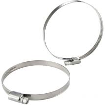 Collier de serrage inox 70 à 90 mm 2pcs