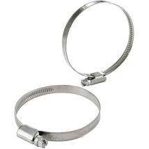 Collier de serrage inox 50 à 70 mm 2pcs