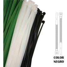 Colliers de serrage plastique noir 300x8mm (sachet 100 u.) nylon de haute qualité