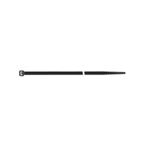Colliers noirs UV 360 mm – 7,5 mm – 100 pièces – Electricité et domotique – LUTZ BLADES