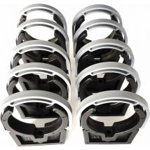 Colliers pvc de fixation à clip fermé pvc 63mm (Lot de 10)