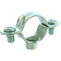Collier de fixation simple - Pour tube Ø12 mm - Sachet 2 pièces
