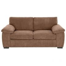 Luxury Life - Collingdale Jumbo Cord Fabric 2 Seater Sofa in Coffee
