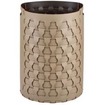 Colombo Design - Cestino Portabiancheria Dubai Cappuccino/Choco D40 H57 serie Adj codice prod: BADJ2057-0406