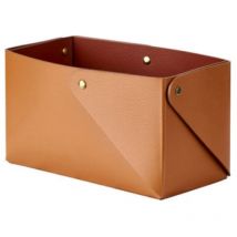COLOMBO DESIGN Contenitore Porta cosmetici Miu Cognac/Bordeaux, 7X14 H8 serie ADJ codice prod: BADJ050-0930
