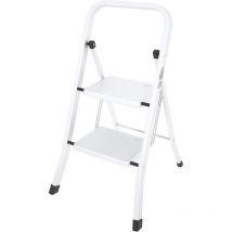 Colombo - tabouret mode'le factotum 2 marches en aluminium avec plateformes et pieds antide'rapants cm.50 x 84 x 49 cm