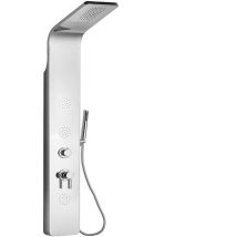 Ogomondo - Colonna doccia 007 4 funzioni acciaio inox 3 bocchette idro lombari 20x53x150 cm finitura- cromo lucido - confezione 1