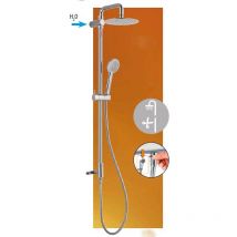 Scelto Da Desivero - Colonna doccia con presa acqua superiore con soffione tondo codice prod: DSV17134