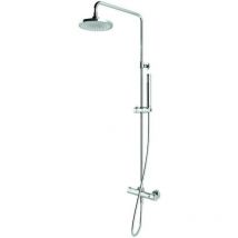 Vale - Colonna Doccia Pluvio Tonda, Soffione e Doccetta In abs BNCOLCRTRM00110002