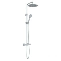 Sanycces - Colonna doccia termostatica in acciaio inox cromato - indo - con soffione - bagno