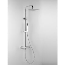 Ares - Colonna doccia termostatica soffione quadro 250mm - aloe square