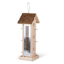 Colonne à graines viola en bois 18 x 18,5 x 43,5 cm Vadigran