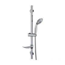Wirquin - Colonne Barre de douche chromee entraxe reglable 70 cm douchette 4 jets mobile