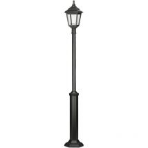 Colonne classique clic-clac 4 with base IP44 E27 42W 1910mm Noir - Negro