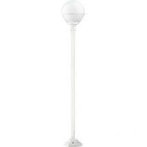 Cristher - Colonne classique clic-clac globo Smooth IP44 E27 42W 1820mm Blanc