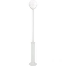 Colonne classique clic-clac globo with base IP44 E27 42W 1820mm Blanc