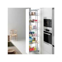 Colonne coulissante classic hauteur reglable 1900/2300mm - talla Pour porte 300mm. Longueur 495mm. 6 paniers