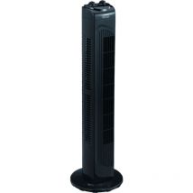 Ventilateur colonne oscillant DOMAIR TFB50N 45W 3 vitesses H80cm Noir