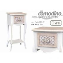 Colonne de chevet Shabby charm cm 34 x 28 x 71 h