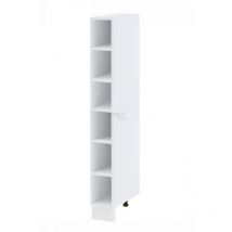 Cuisineandcie - Colonne de cuisine étagère ouverte Bellissi Blanc l 20 cm