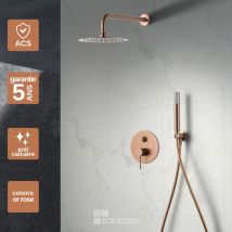 Imex Products - Colonne de Douche anti-calcaire Encastrée Or Rose imex line GPD038//ORC