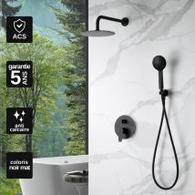 Imex Products - Colonne de Douche anti-calcaire Encastrée Noir Mat imex belgica GPZ044/NG