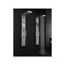 Decohor - Colonne de douche Atenea avec hydro massage et cascade en acier inoxydable