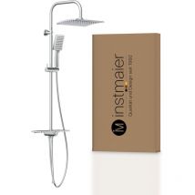 Schütte - Colonne de douche DS3 chromé avec pommeau de douche effet pluie