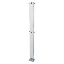 Colonne de douche extérieure en acier inoxydable 316, avec 4 positions indépendantes et robinetterie temporisée Idral