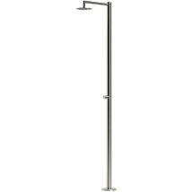 Colonne De Douche Extérieure En Acier In Cm 229x6x42 Sined Doccia Inox Polifemo