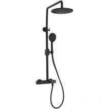 Eurosanit - Colonne De Douche Thermostatique Switchea Noir