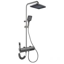 Colonne de Douche Piano Mural Système de Douche avec Affichage Numérique led Ensemble de Douche Hauteur Réglable