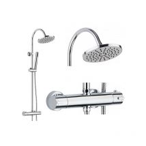 Coribi - Colonne de Douche Ronde Thermostatique modele niagara