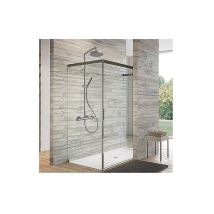 Cristina Ondyna - Colonne De Douche Thermostatique Métal Brossé East Side Es48677