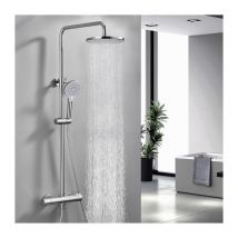 Ohpa - Colonne de Douche Thermostatique Ensemble thermostatique,Anti-Brûlure,Colonne de Douche Réglable En Hauteur,Chromé,Système de douche,douche de