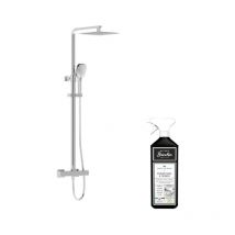 Vitra - Columna de ducha Aquaheat Bliss s 230 + limpiador Briochin