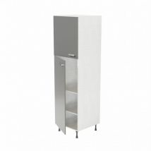 Colonne de rangement cuisine - Gris