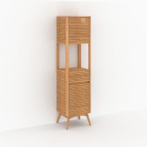 Rendez-vous Déco - Colonne de salle de bain en bois de teck - auguste