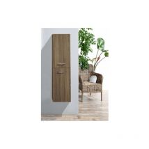 Sanitaire - Colonne de salle de bain Jupiter 2.0 135cm Bois Foncé